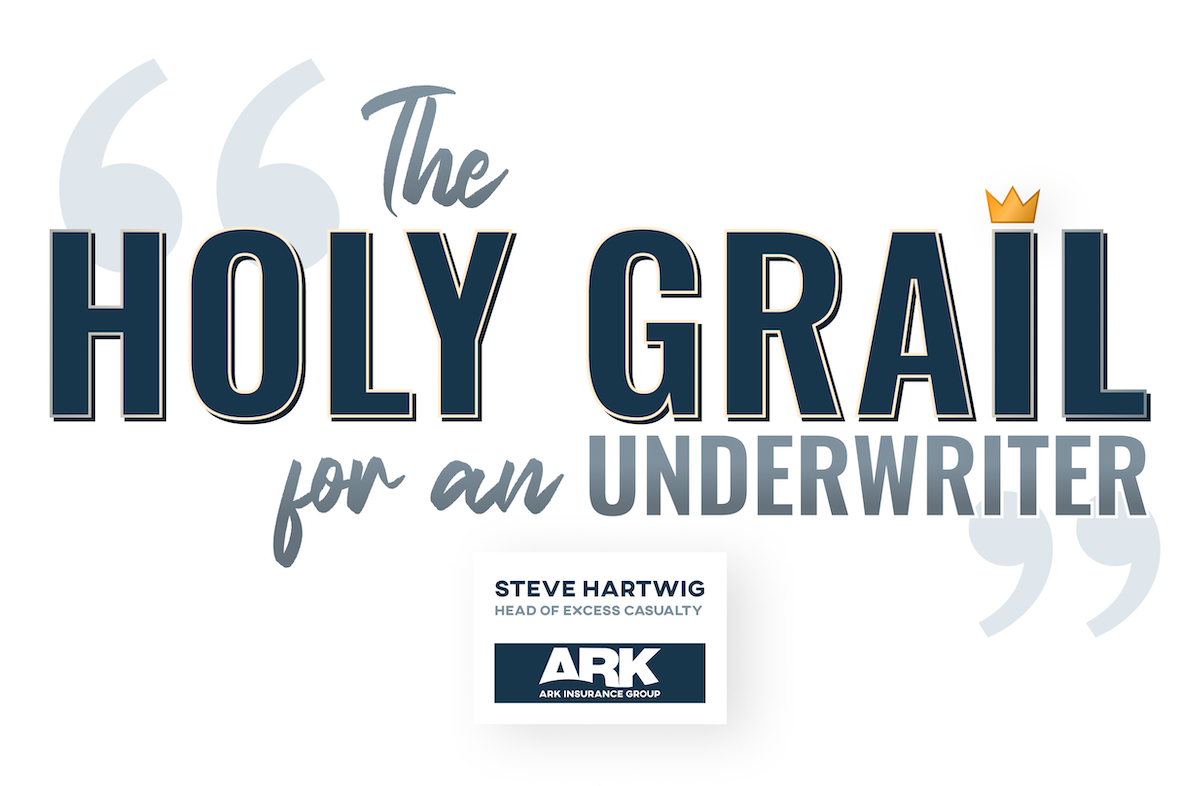 A legendary quote from Steve Hartwig, Head of Excess Casualty at ARK underwriting in Bermuda, stating that in his opinion Marmalade is 'The holy grail for an underwriter'
